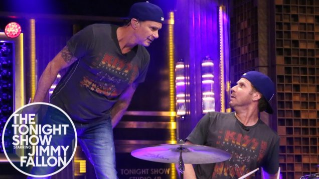 It’s A Drum Off! Will Ferrell and Chad Smith Drum-Off on The Tonight Show with Jimmy Fallon